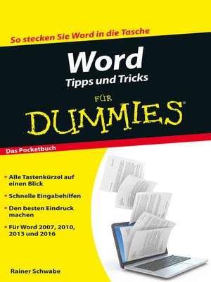 cover image of Word Tipps und Tricks f&uuml;r Dummies
